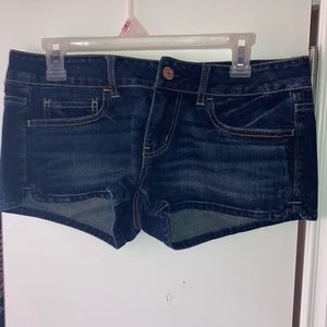 AE denim shorts